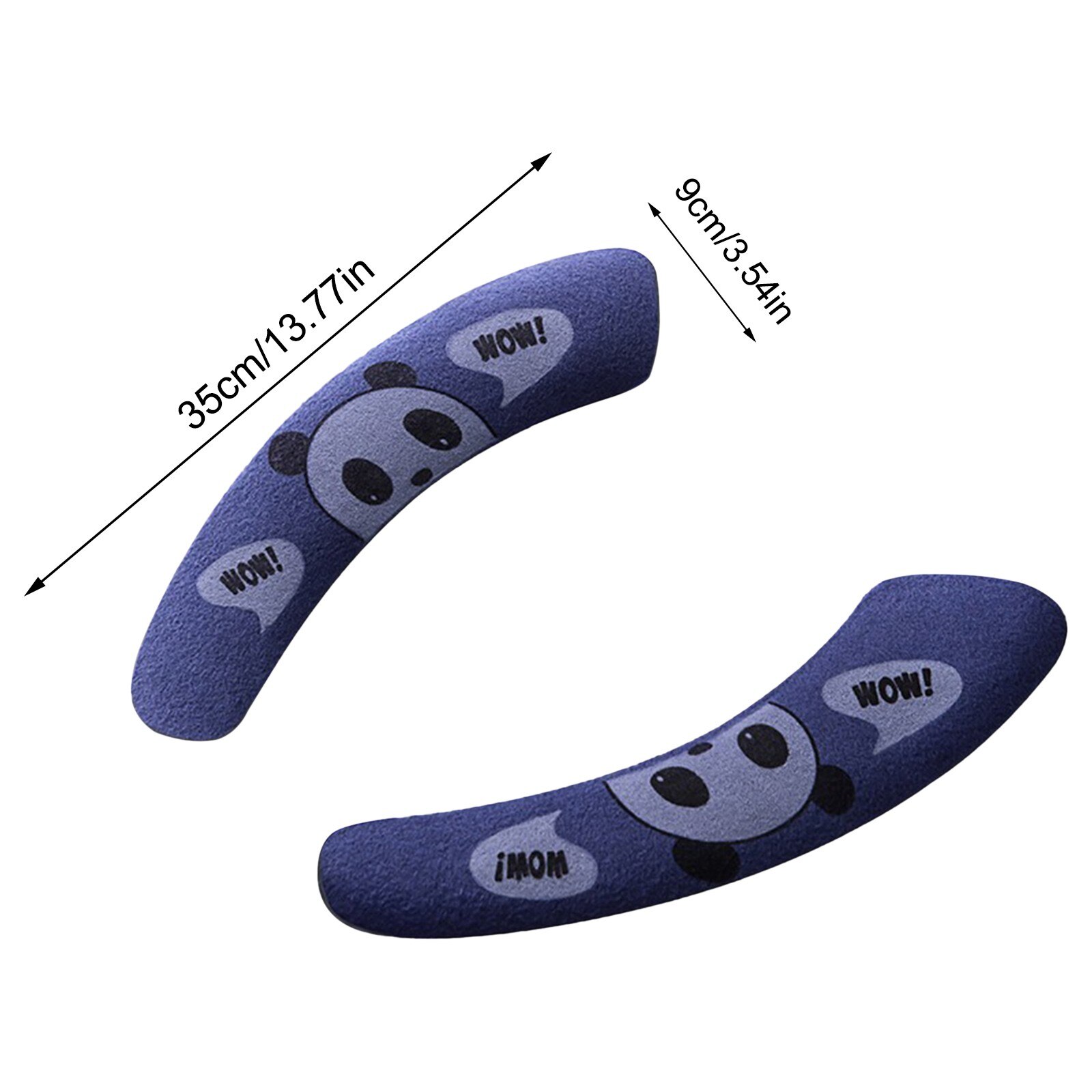 Siège de toilette en peluche chaude réutilisable, 1 paire, Portable, remplissage, tapis de salle de bain lavable, couverture de siège, tampon collant de santé, fournitures ménagères: C-Panda