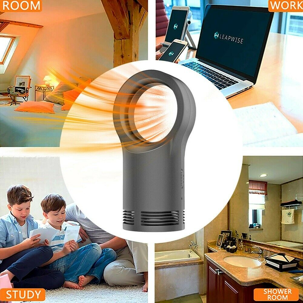 Elektrische mini-kachel, bladloze ventilator, thuis, bureaublad, bladloze verwarmers, ruimteluchtverwarmer, ventilator, mini-slaapkamer, kantoor