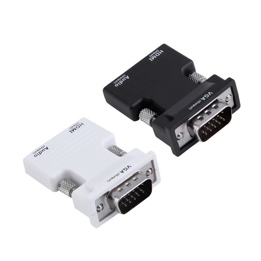 HDMI Female to VGA Male Converter Adapter Support 1080P Signal Output