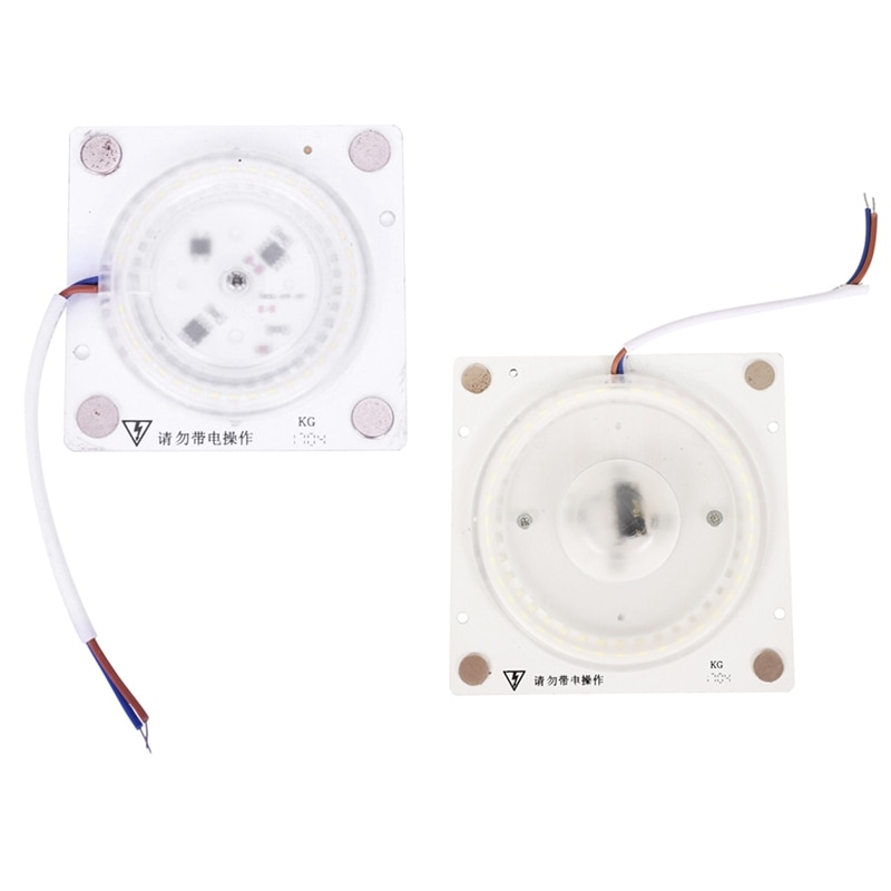 2 stk 18w/24w magnet pcb board led taklampe modul erstatte lyskilde pære