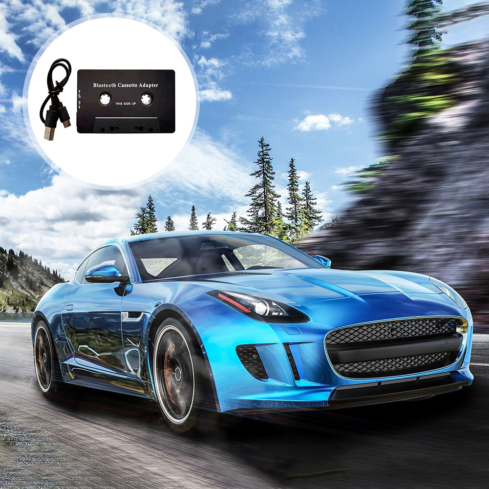 Universal Cassette Bluetooth-compatible 5.0 Audio Car Tape Aux Stereo Adapter with Mic For iPod iPhone MP3 AUX Cable CD Player