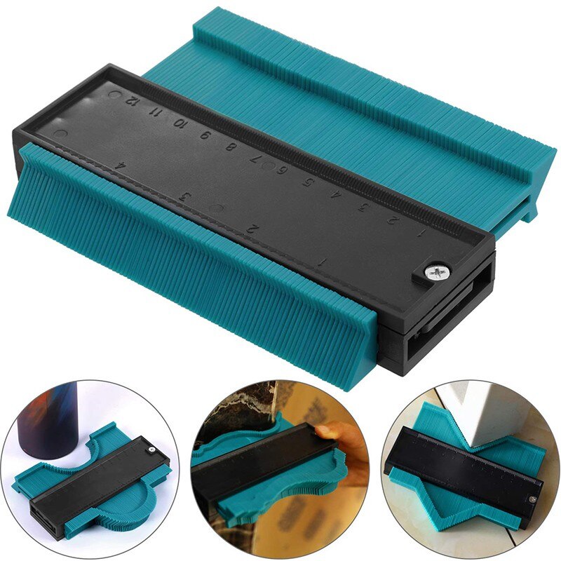 Contour Meter Contour Gauge Carpenter Tool Meten Plastic Meters Vierkante Markering Tegel Bezuinigingen Betegelen Laminaat Gereedschap