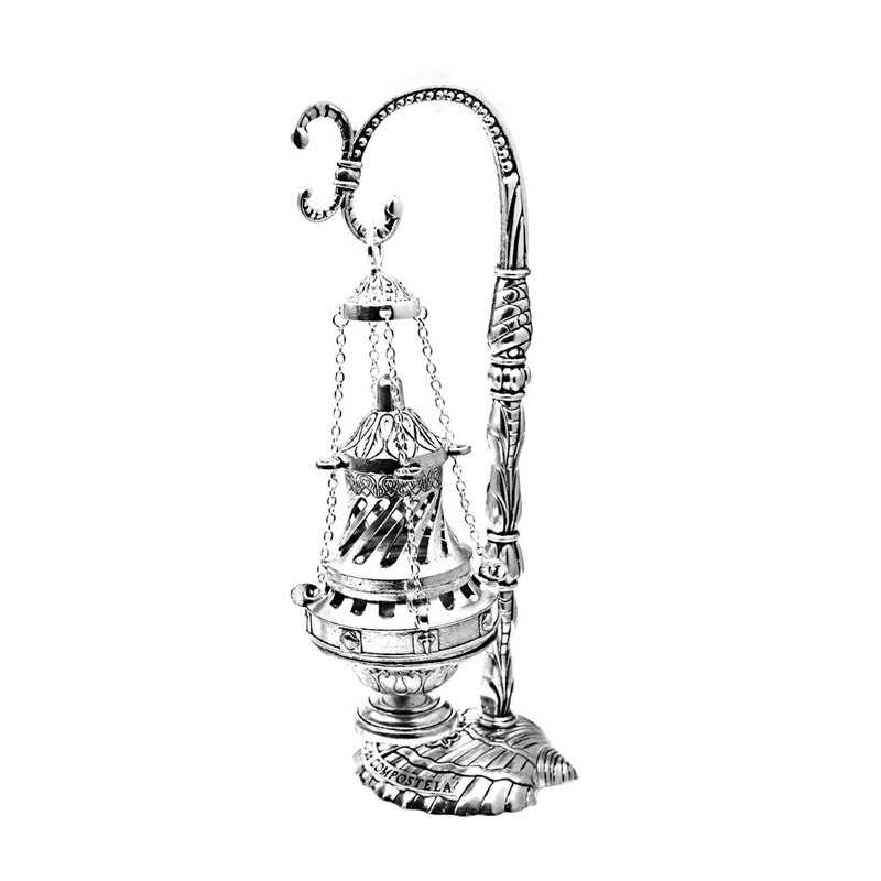 S/M/L Cross Censer Christian Church Incense Burner Religious Worship Utensils Orthodox Relics Crafts Chapel Ornament