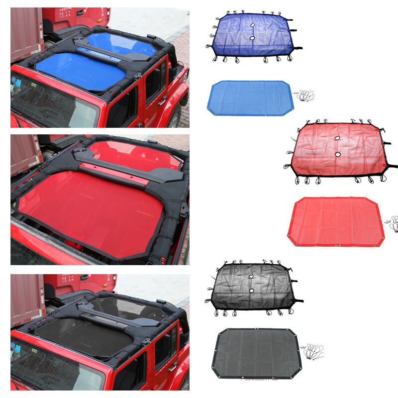 Door plank thermal net for Jeep Wrangler ABS2007 black 2 doors