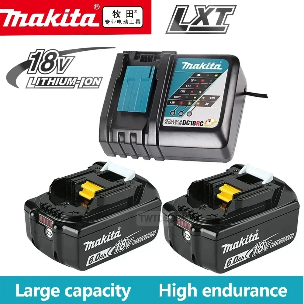 Originele Makita 6Ah/3Ah/Makita 18V Batterij BL1830B BL1850B BL1850 BL1840 BL1860 BL1815 Vervangende Lithium Batterij