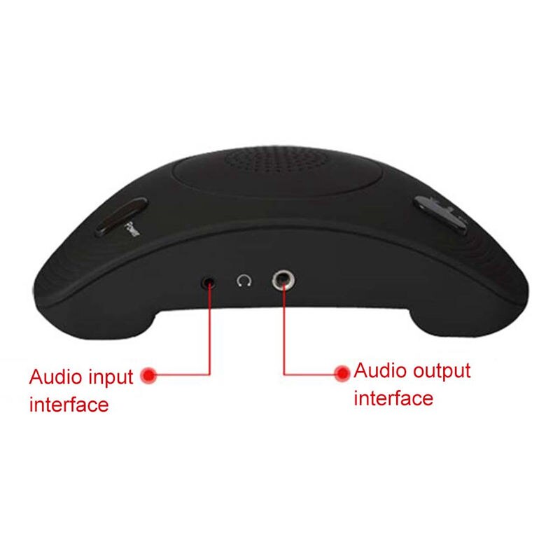 Usb Desktop Computer Conference Omnidirectional Condenser Microphone Mic Speaker Speakerphone For Business Video Meeting