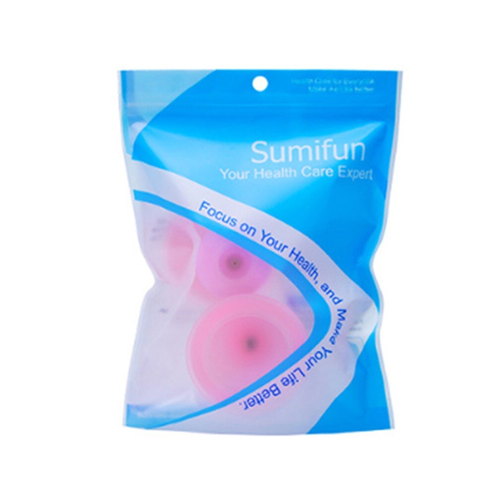 1Pc Siliconen Vacuüm Cupping Ventosas Massage Body Cups Ventouse Anti Cellulitis Gewichtsverlies Cupping Apparaat Roze