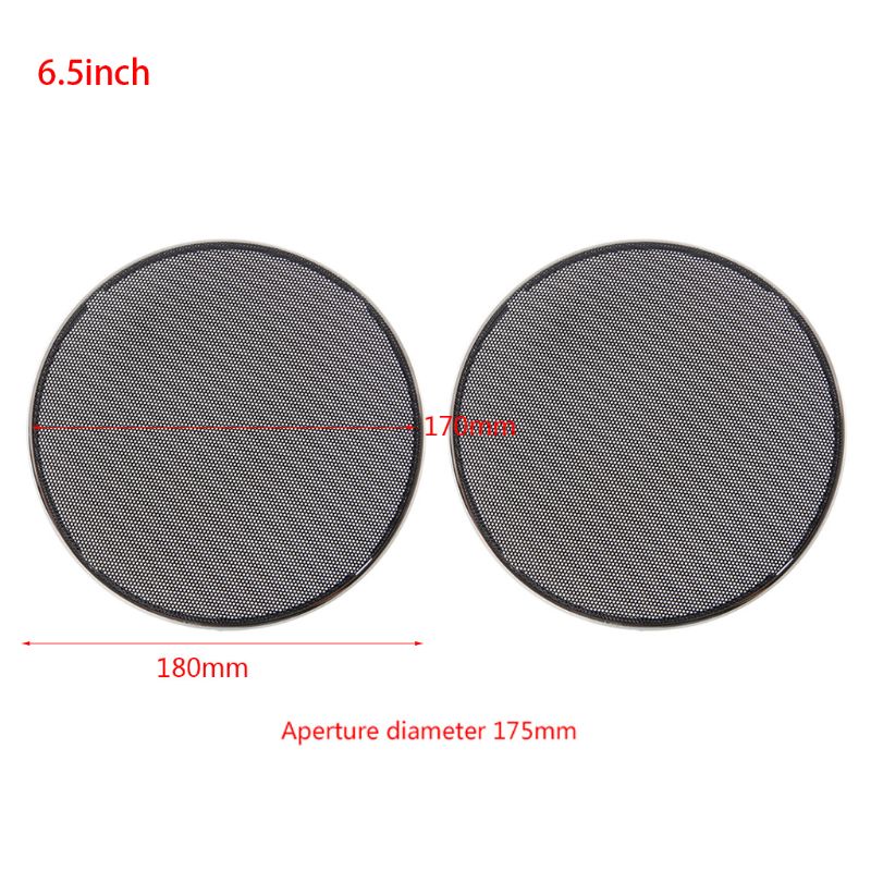 2 Pcs 1/2/3/4/5/6 Inch Speaker Steel Mesh Round Grill Protective Cover Circle WXTB