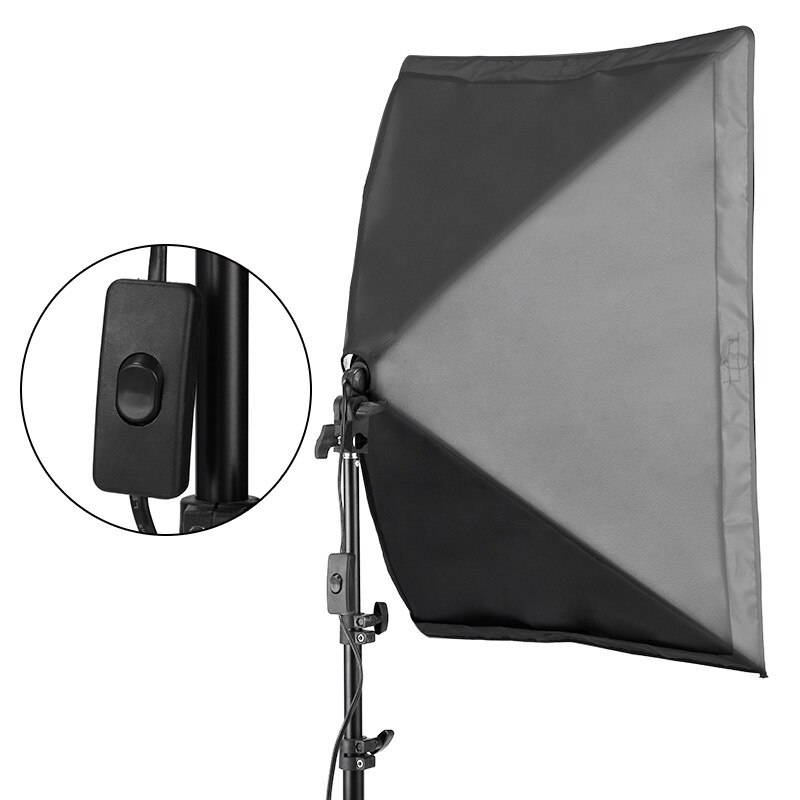 Photo Studio Equipment Photography Softbox Lighting Kit 50x70CM Continuous Light System Soft box