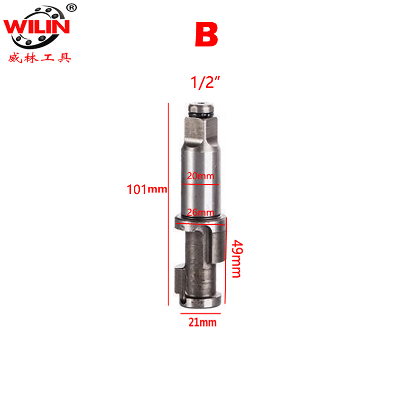 1/2" Inch Accessories Of Pneumatic Tools Air Impact Wrench Anvil Driver Spindle Axis Hammer Block Repair Parts: 1 PCS B