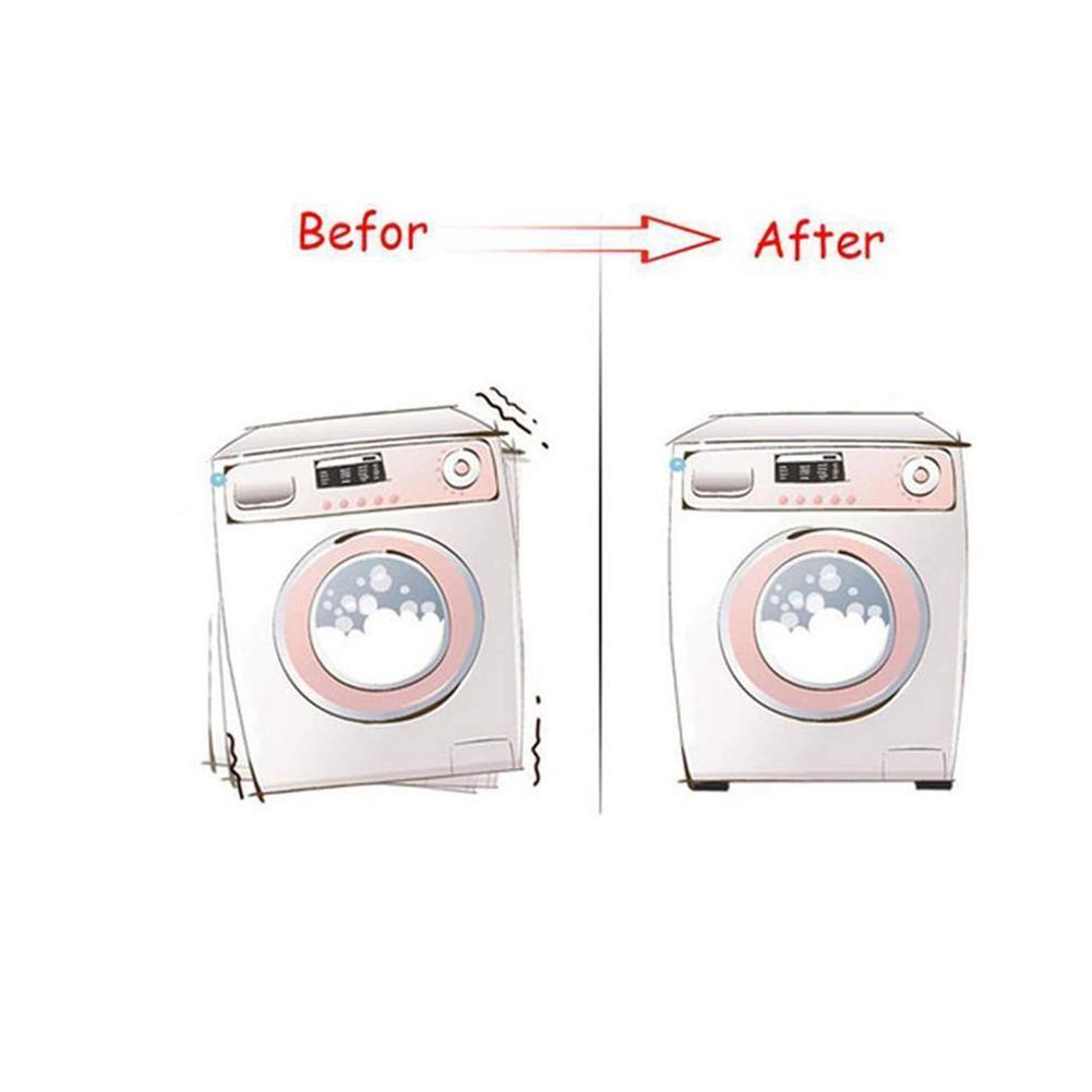 2pcs/set Washing Machine Refrigerator Mobile Base Stand Movable Trolley Multi-functional Bracket Home Hardware Fixed Mount Z8Q9