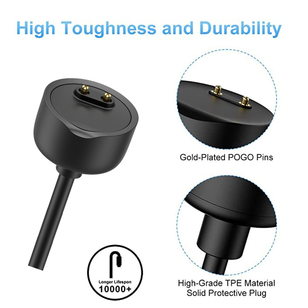 Magnetische Ladegeräte für Xiaomi Mi Band 7 6 5, USB Ladekabel für MiBand 4 3 2 Reinem Kupfer Ader Netzkabel Smartband Ladegerät.