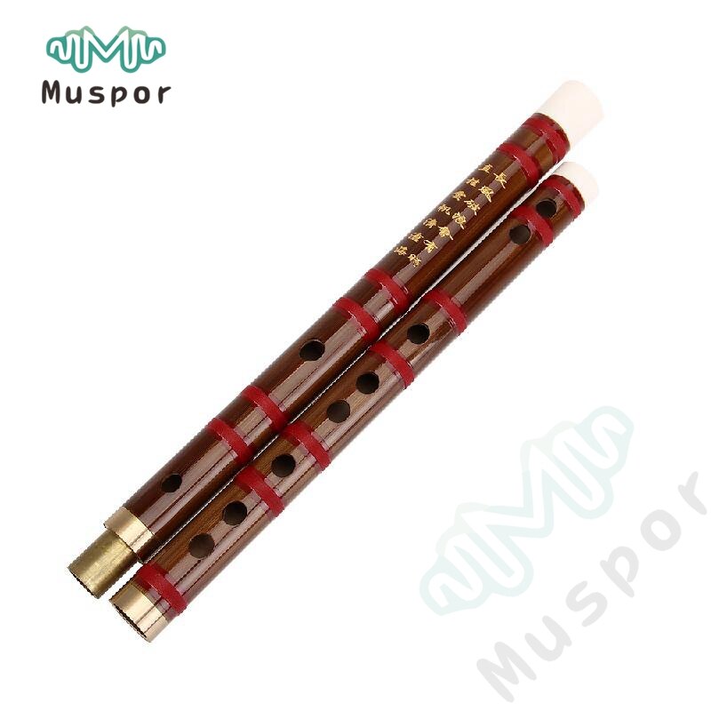 Instrumento Musical chino tradicional hecho a mano Dizi flauta de bambú en C D E F G tono clave