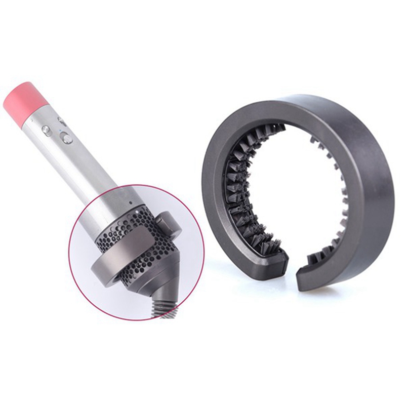 Zylinder Kamm,Reinigung Bürste Pro Dyson Airwrap Haar Curler rotierend Begradigung Haar Eisstockschießen Bürste Anhang