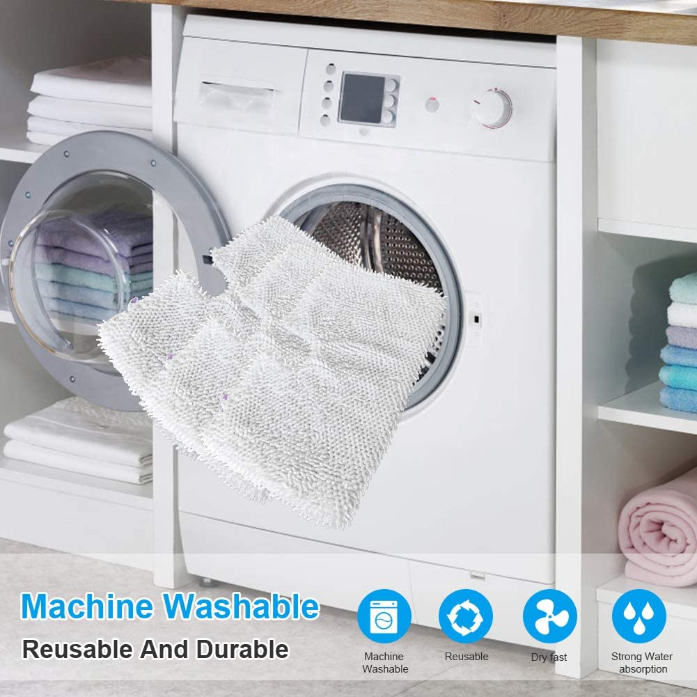 1/2/3Pcs Steam Mop Pads Wasbare Microfiber Cleaning Stoomboot Vervanging Pads Voor Shark Steam Mop