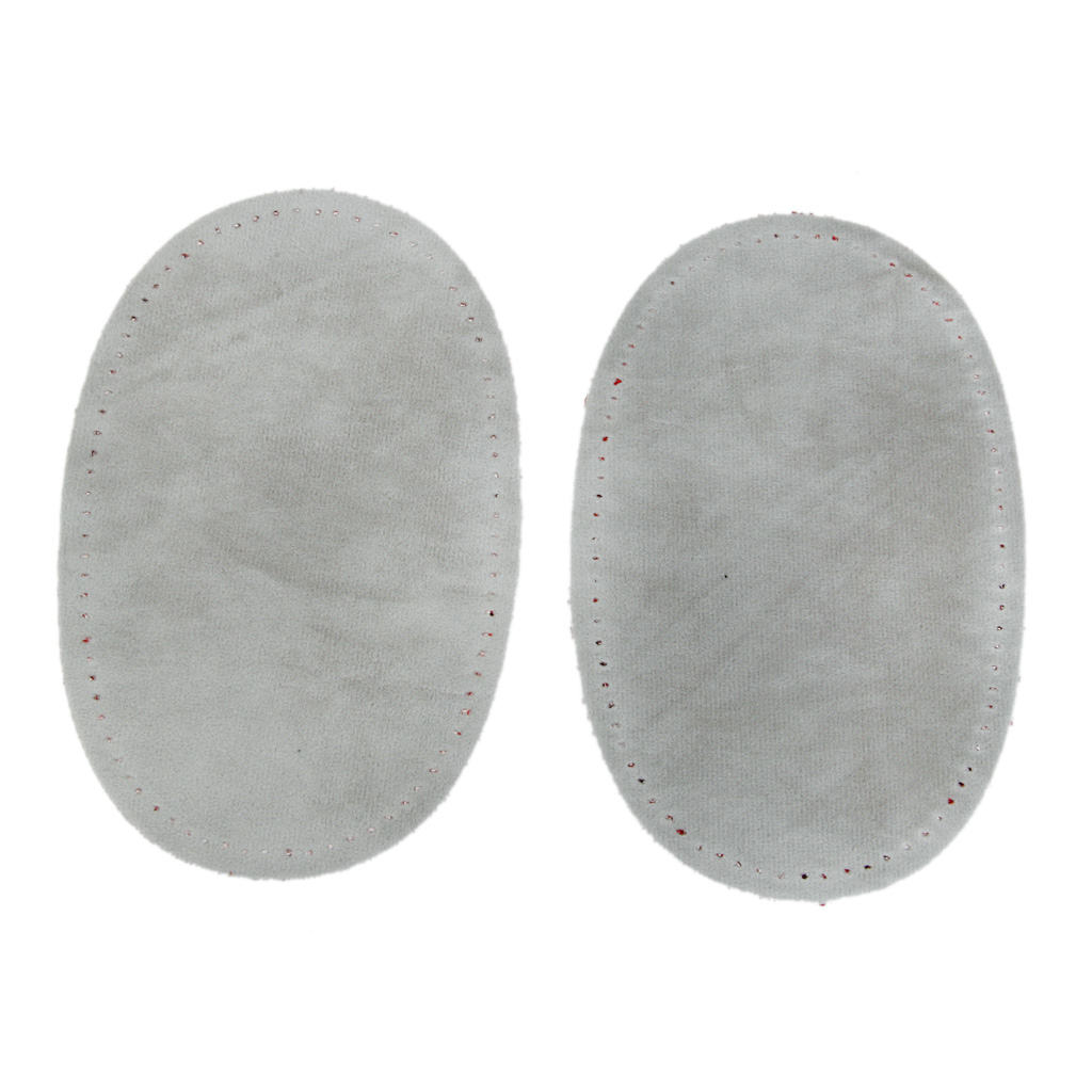 Neue Wildleder Stoff Flecken paar Oval NäHenne auf Knie Ellenbogen Flecken Reparatur NäHenne Stoff Tasche Kleidung Zubehör 14x9 cm 6 Farben: grau