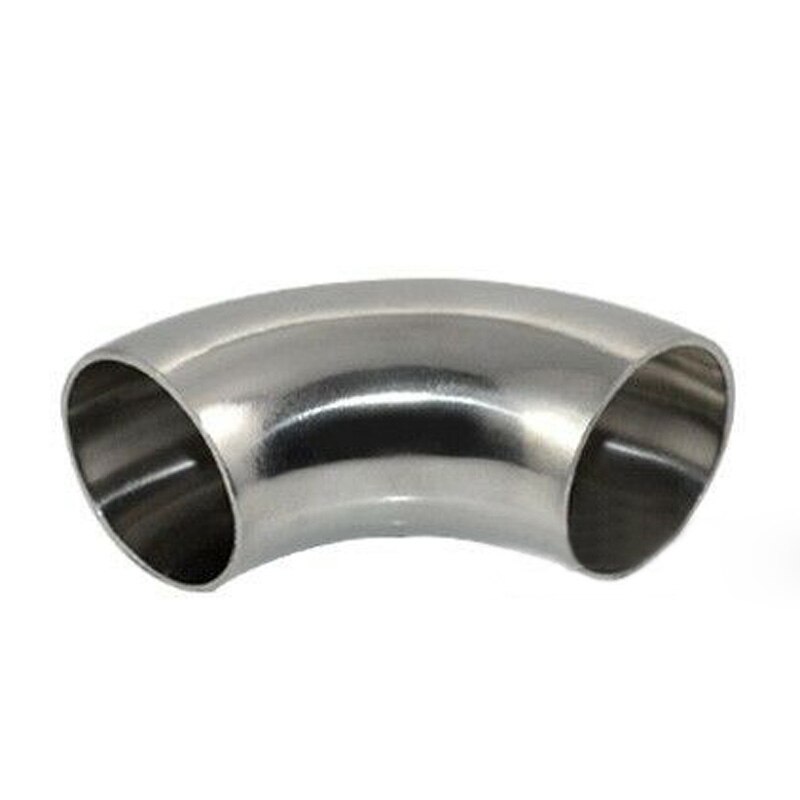 1.5 36mm 90 Degree 304 Stainless Steel Polished Mandrel Exhaust Pipe Bend Elbow