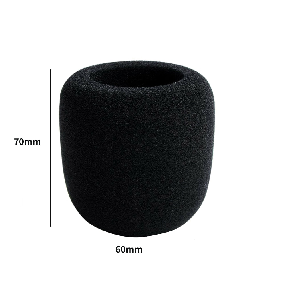 10x Mic Foam Microphone Sponge Covers Studio Windscreen Shield Handheld Microphone DJ Windproof Mic Sleeve