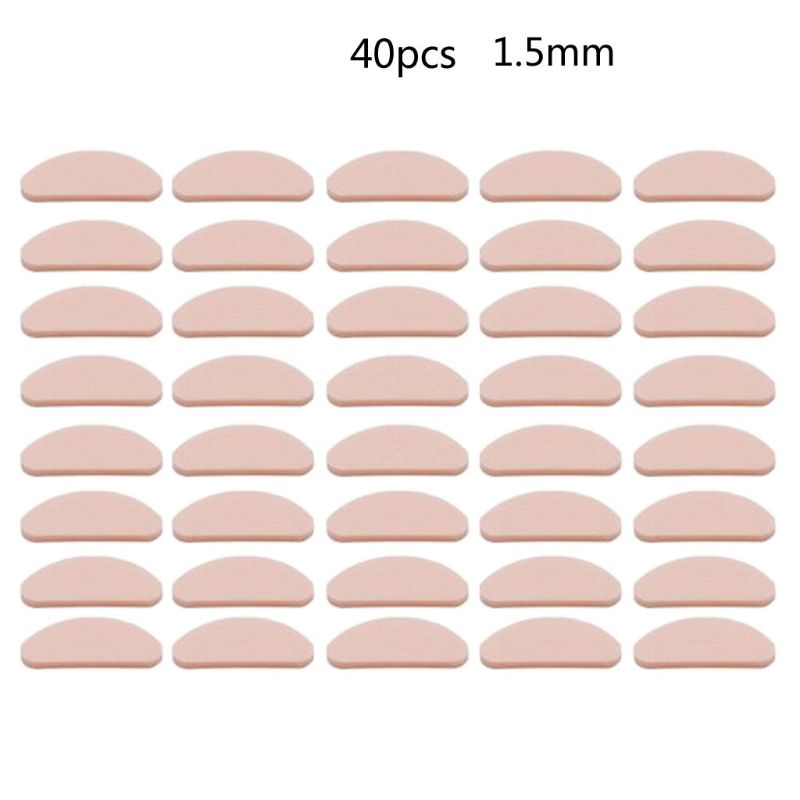 Plaquettes nasales en mousse souple autocollante, pour lunettes, antidérapantes, sans maquillage, 40 pièces, Jy06 21: -F-B2