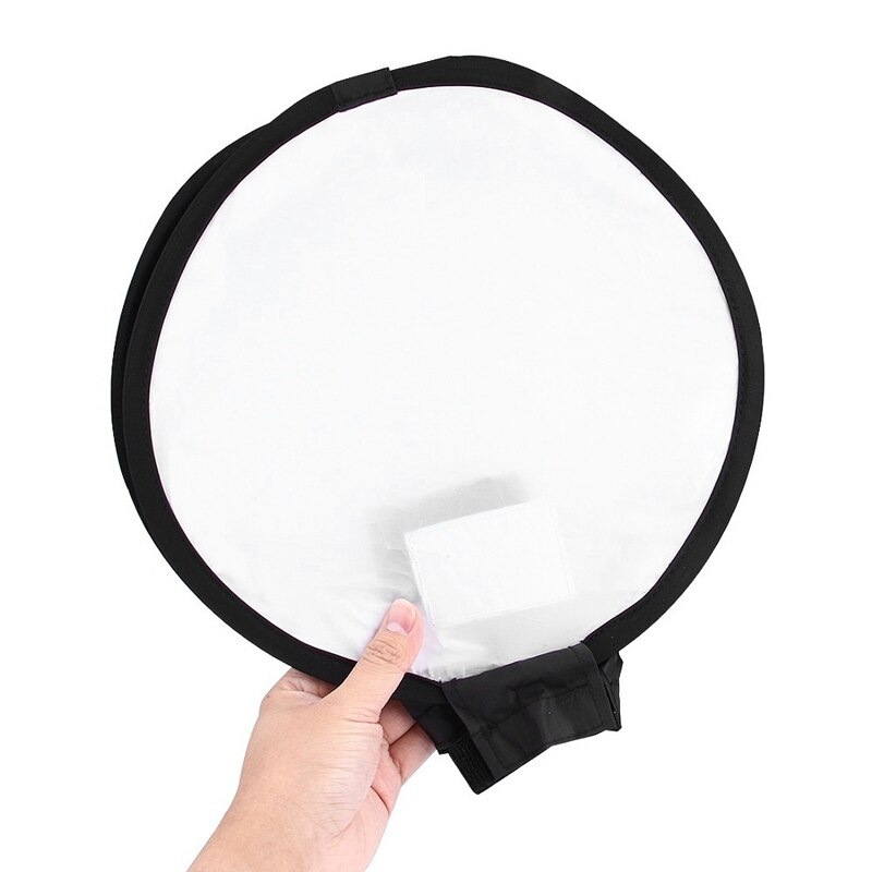 30cm Universal Round Style Flash Diffuser Folding Softbox Speedlight Softbox Without Flash Light Hole