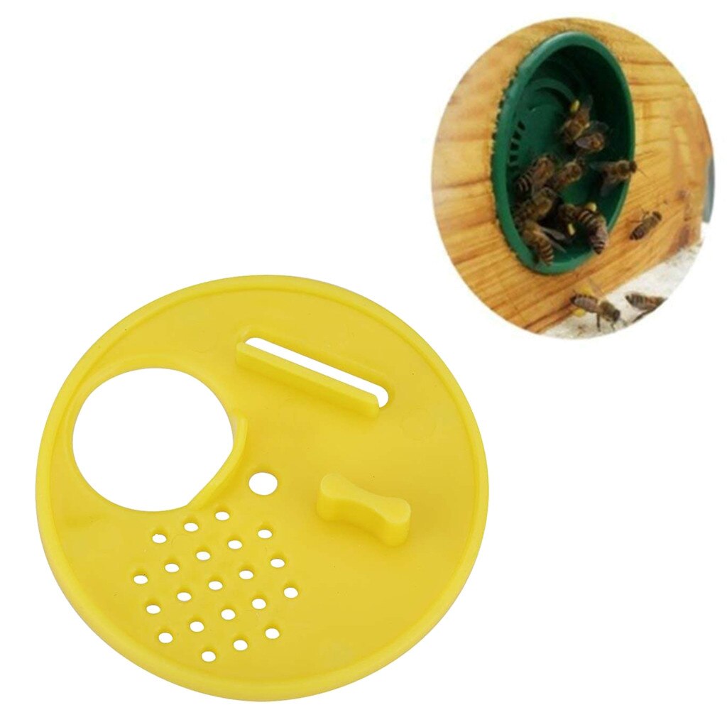 20pc Plastic Bee Nest Door / Entrance Disc / Bee Hive Nuc Box Entrance Gate Tool bee Plastic vent Beekeeping tool c50