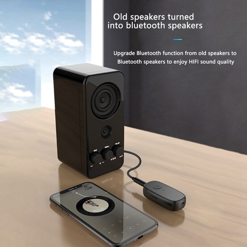 Clip-On Bluetooth 5.0 Adapter Multifunctionele Headset Bluetooth Connector Auto Stereo Bluetooth Ontvanger