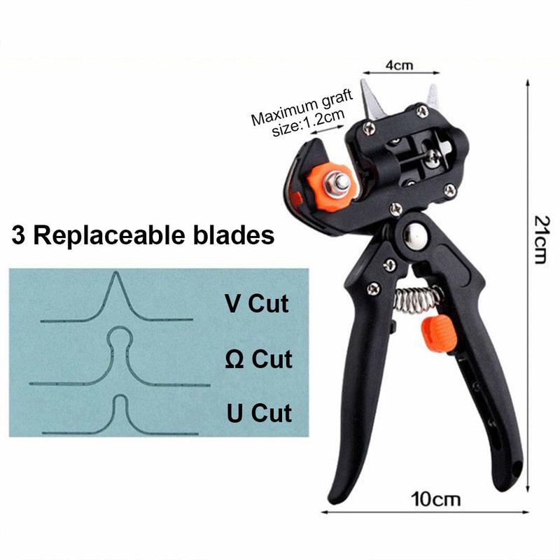 Garden Fruit Tree Pruning Shears Scissor Grafting Cutting Tool with Blade Hand-Held Grafting Shears Pruner Garden Tools Set