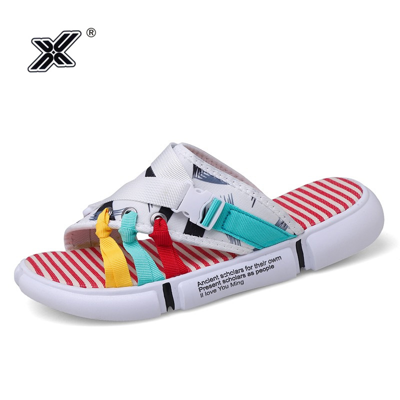 X Männer Hausschuhe Sommer Korea Stil Strand Dienstprogramm lässig Schuhe Stoff Licht Komfortable Espadrilles Männer kippen-Flops