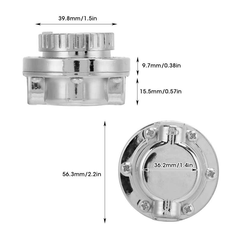 Fuel Pressure Regulator Kit Aluminum Alloy Construction Universal Fuel Pressure Regulator Kit Anodic Oxidation Process for