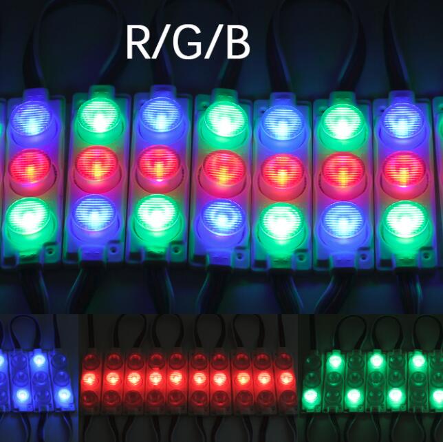 DC12V 20Pcs 3W LED Module with Injection lens SMD2835 3LEDs/pc Advertisement Led Lighting Module High Bright Modules: RGB
