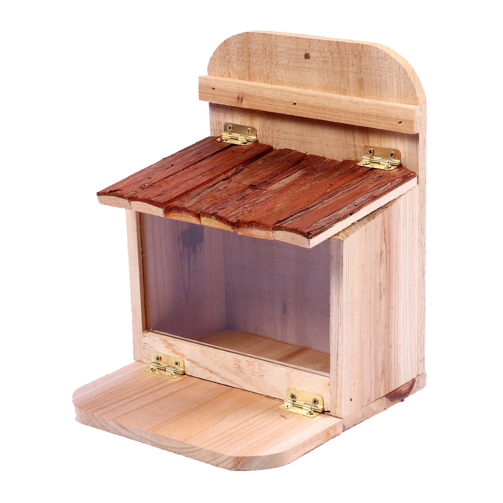 Wooden Squirrel Feeders for Outside Squirrel Feeding House for Outdoors Yard