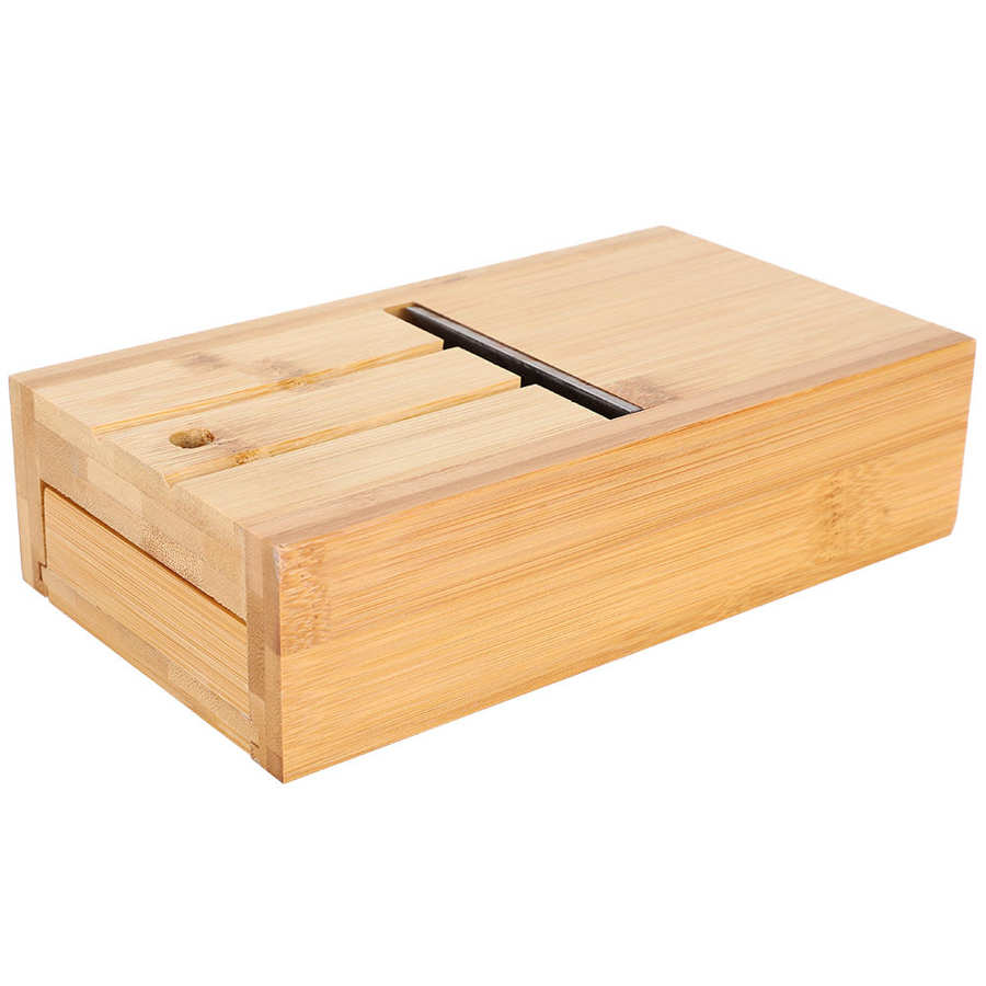 Adjustable Soap Cutter Bamboo Soap Cutter Planer Tools Hand Made Soap Making Supplies Soap Cutting Tool with Drawer
