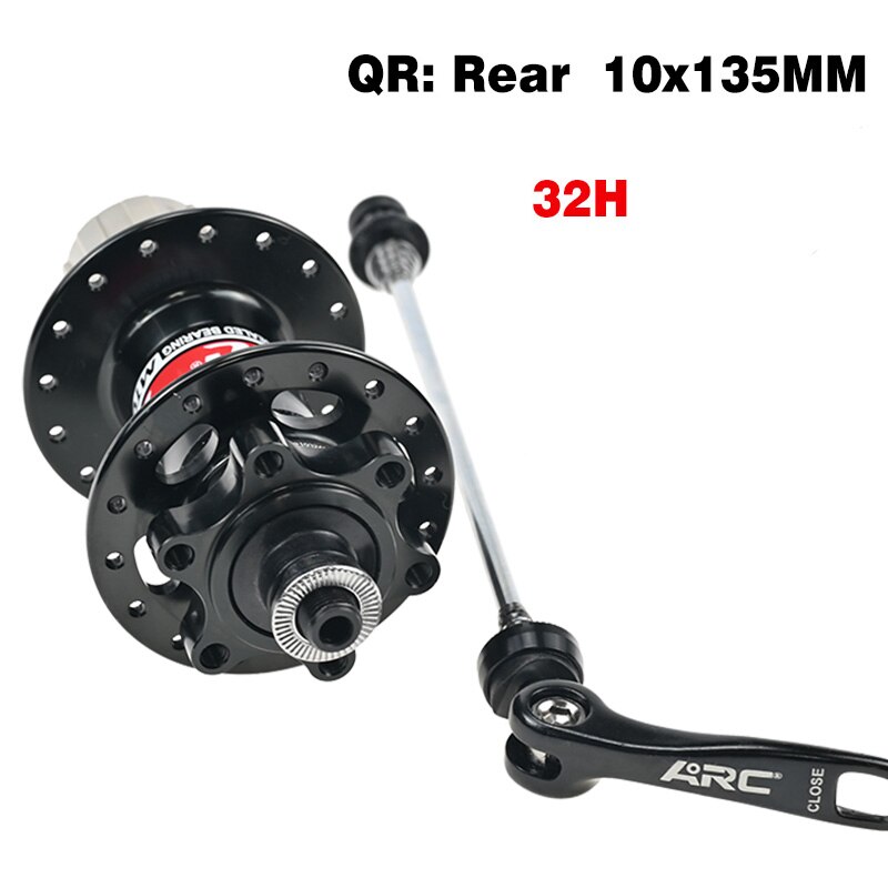 Bue mtb skive nav 32 36 huller foran 9 x 100 bag 10 x 135 cykel nav nbk leje nav mountain bike hjulnav shimano 8 9 10 11 hastighed: 32h r qr