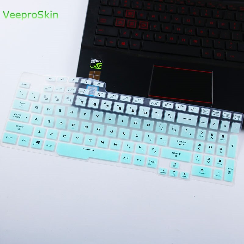 Laptop tastatur cover beskytter til asus tuf gaming  f15 fx506li fx506lh fx506 /  asus tuf  f17 fx706li fx706 fa706 gaming: Fademint