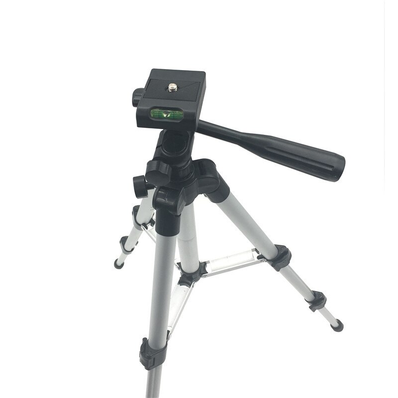 Stativ-Halfter stehen Verlängerung-stange kamera faltbare Stand Schraube 360 Grad Flüssigkeit Kopf Stativ Stabilisator Aluminium mit Clip