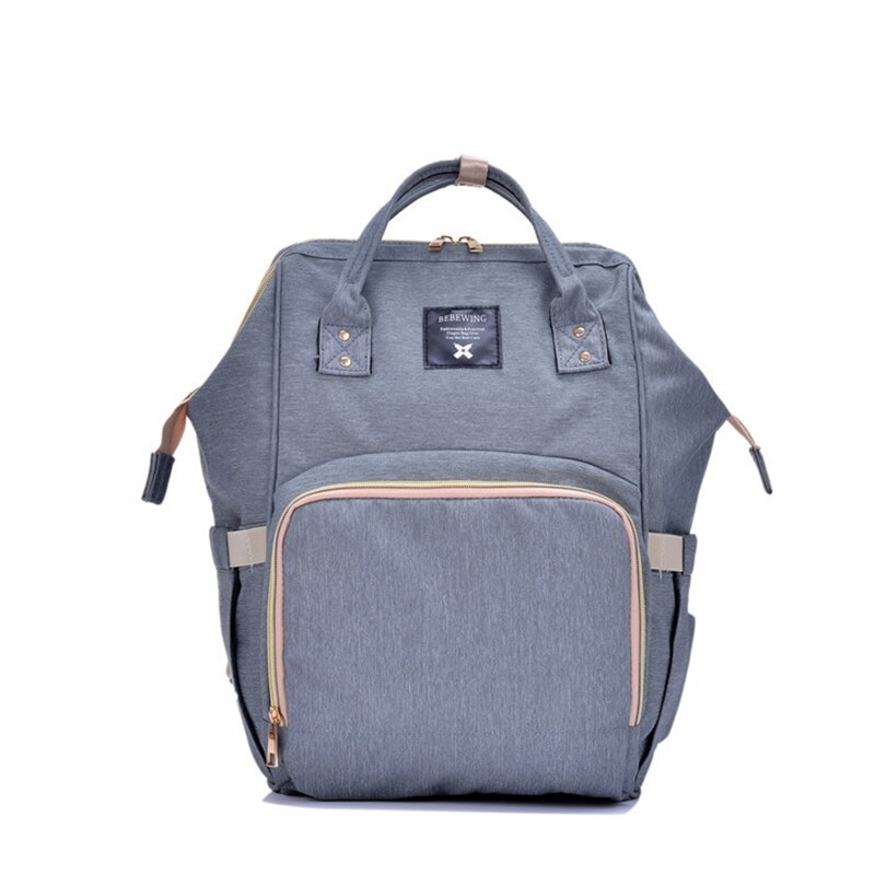 Mummy Maternity Nappy Bag Large Capacity Nappy Bag Travel Backpack LX9F: Brown