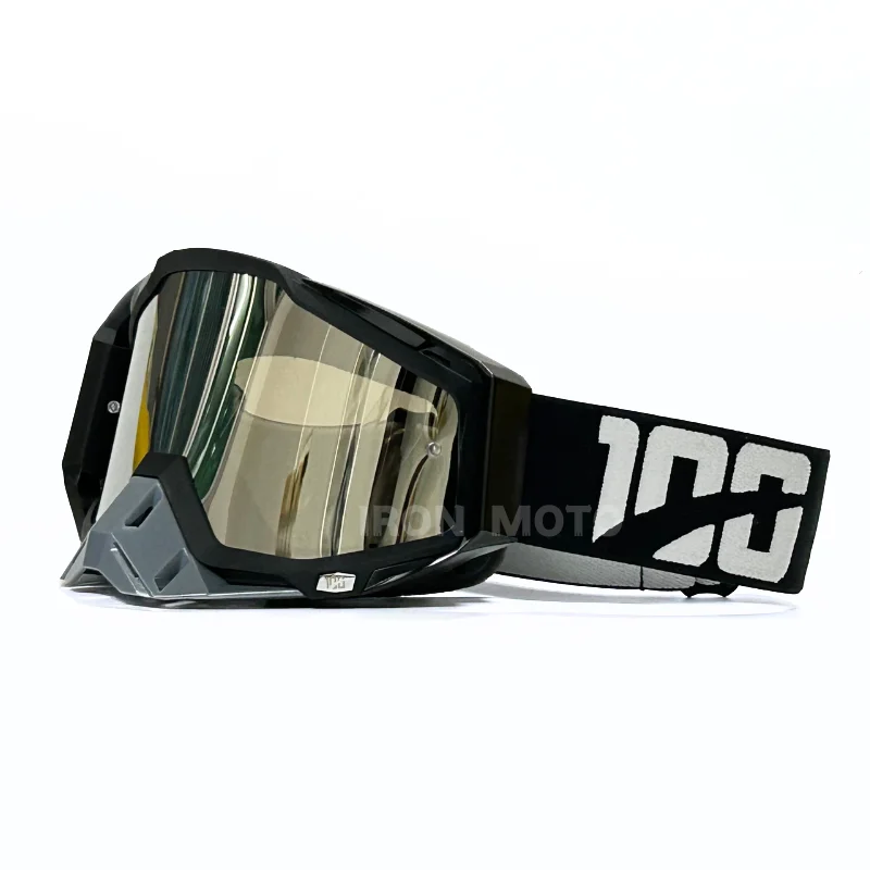 Motorhelm Bril Man Crossmotor MX Bril HD Lens Motocross Bril ATV Motobike Brillen Fietsen Zonnebril Bescherming: Khaki