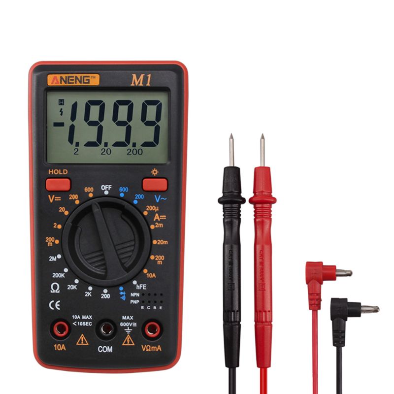 Multimetro Digitale Professionale XFDE-42B: Vero RMS, Auto-Ranging, Test Temperatura, Capacità E Frequenza