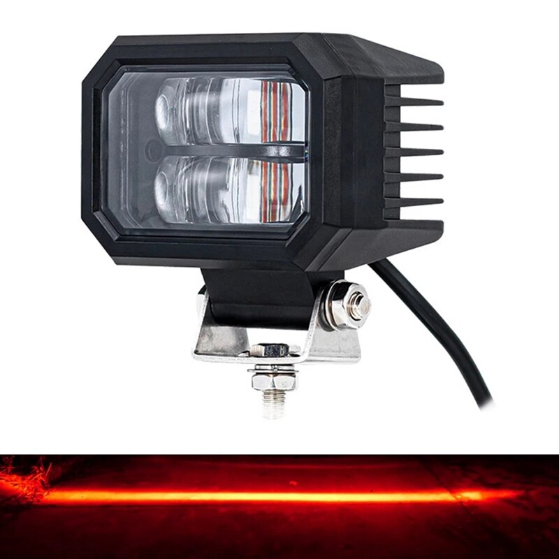 12V-80V Forklift LED Warning Light Linear Safety Zone Signal Light Forklift Reversing Indicator Light Working Light