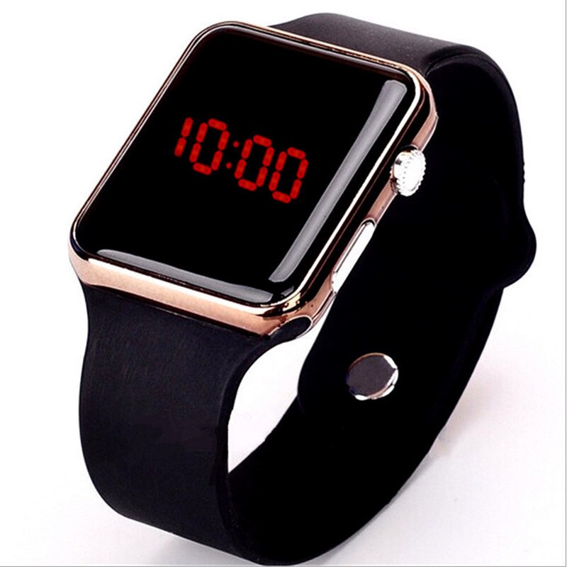 Femmes sport montres LED hommes montre numérique garçon ank fille Silicone montres horloges électroniques Hodinky numérique relogio