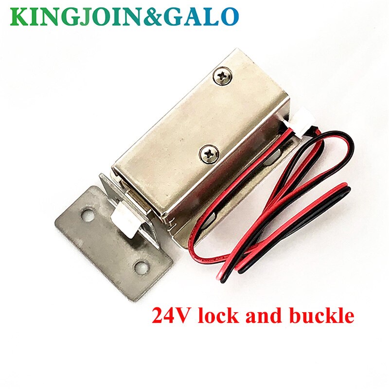 Electromechanical Lock Micro door operator Small drawer cabinet electronic locks Automatic Access Control: Silver
