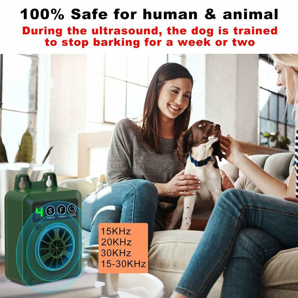 Hond Ultrasone Blaf Apparaat Anti Barking Stop Oplaadbare Led Repeller Outdoor Indoorstop Geen Bark Training Apparaat