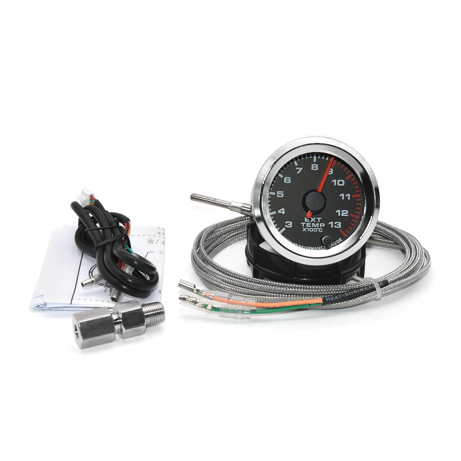 52mm Auto Tacho Meter PRM Öl Press Gauge Luft Kraftstoff Verhältnis Boost Spannung EGT Gauge Wasser Temp Öl Temp meter 7 Farbe Hintergrundbeleuchtung
