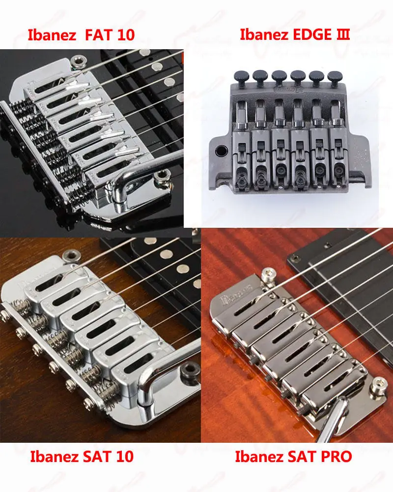 Sistema de trémolo de guitarra Original, brazo de puente/barra de trémolo para IBZ EDGE Ⅲ / SAT Pro II / FAT 10, 5,5 MM,
