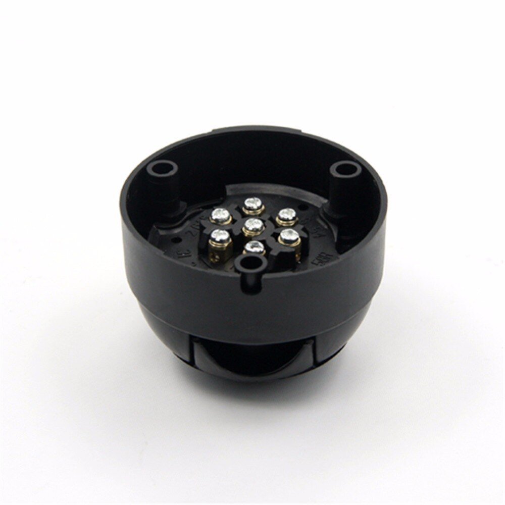 Encell Europe 7 Pin Socket Car Styling Plastic Electrical Plug Sockets Motor Accessories Camping RV Caravan Trailer Socket T15