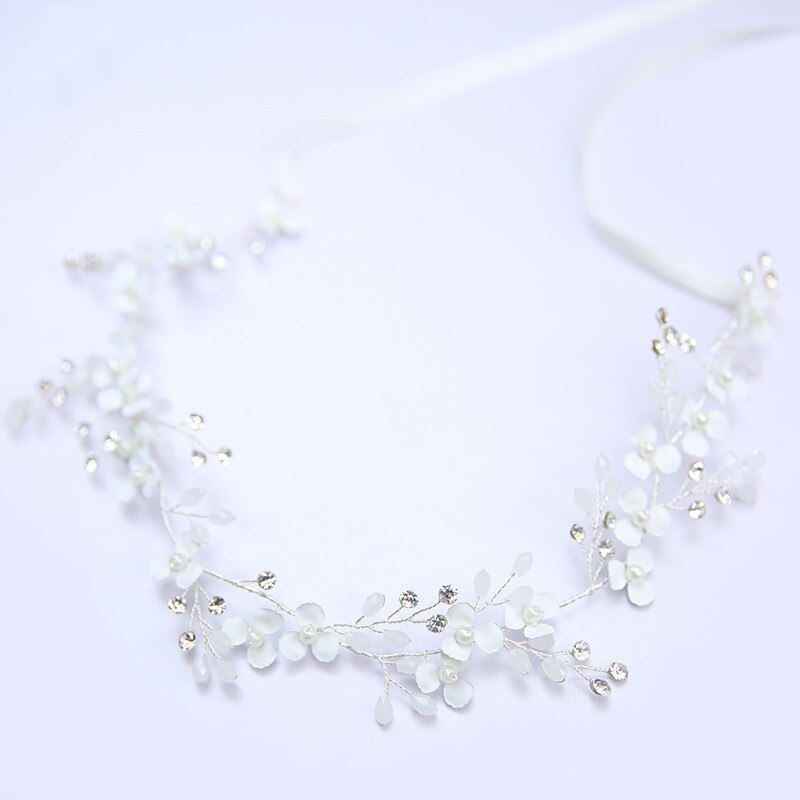 bride handmade jewelry wedding hair accessories hair inserted in the forest flower hairpin wedding headdress