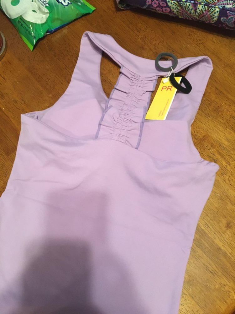 Peneran yoga top med pad gym sport shirt kvinder dry fit fitness top kvinde jogging træningstoppe nylon lycra stof lilla