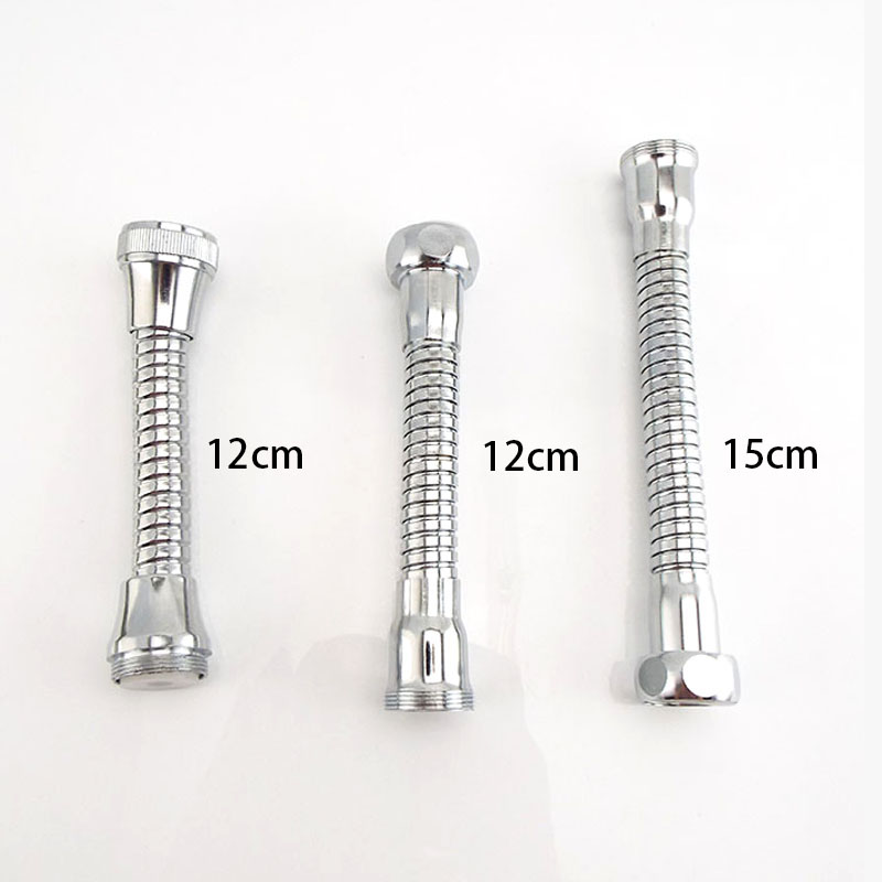 12cm 15cm keittiön hana putki vettä säästävä keittiöhanan jatkoletku vesihanan säätö hanan tarvikkeet ruostumatonta terästä