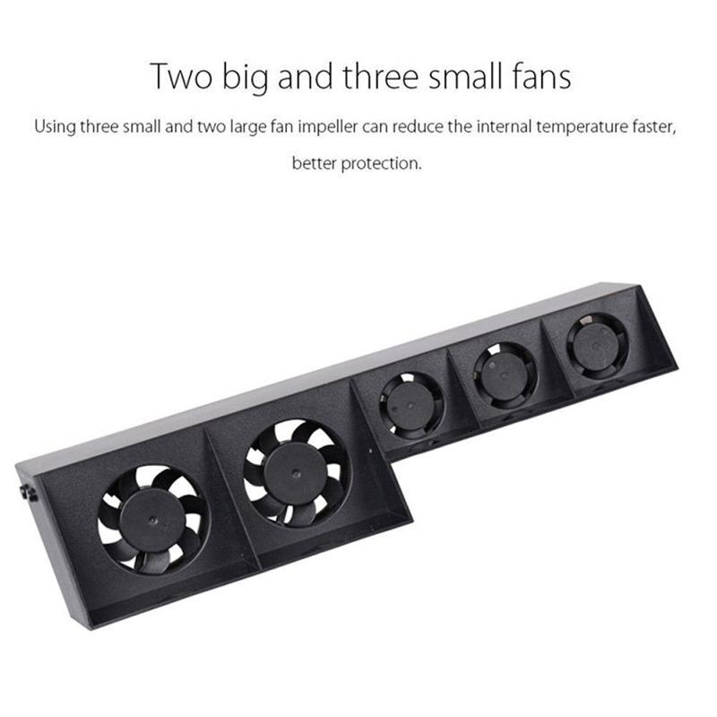 Til  ps4 5- blæser playstation køling ekstern turbo temperatur kontrol køler  r20