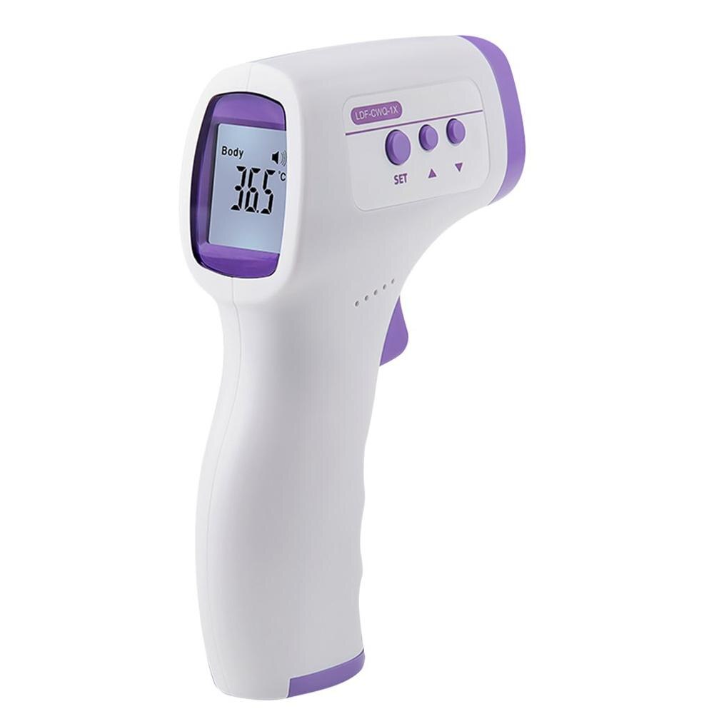 Berøringsfri baby voksen termometer pande termometer infrarød digital lcd kropstemperatur måling øre termometer: Default Title